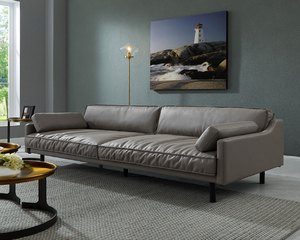 凡賽堤三人座真皮沙發(兩色)