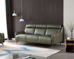 亞德三人座真皮沙發