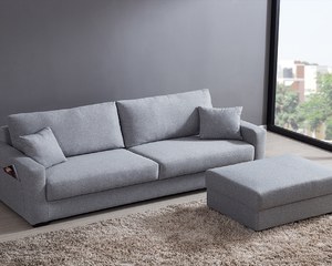 森亞L型收納布沙發