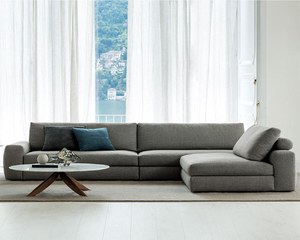 布萊特L型布沙發